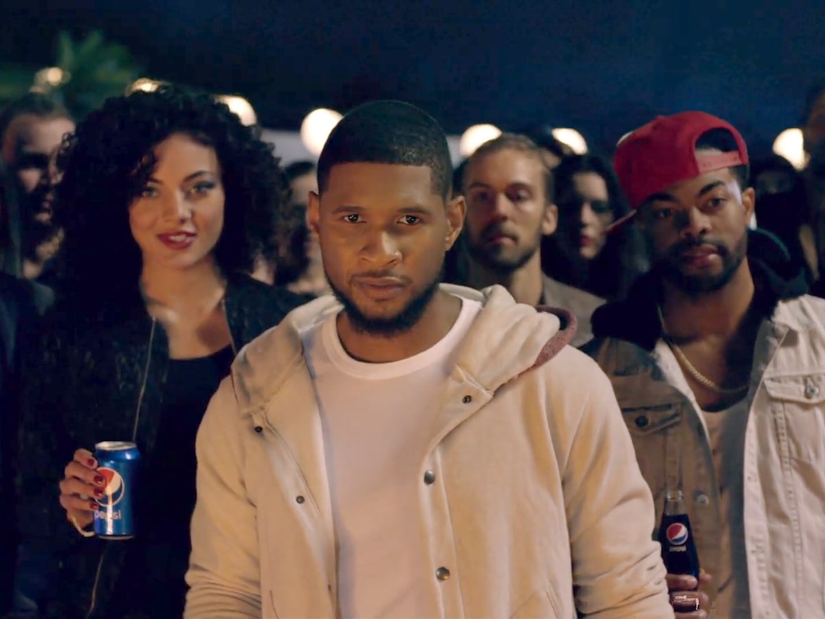 Pepsi Commercial with Usher